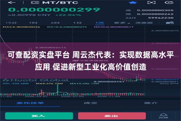 可查配资实盘平台 周云杰代表：实现数据高水平应用 促进新型工业化高价值创造