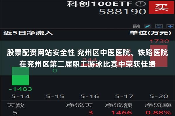 股票配资网站安全性 兖州区中医医院、铁路医院在兖州区第二届职工游泳比赛中荣获佳绩