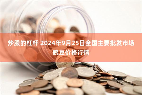 炒股的杠杆 2024年9月25日全国主要批发市场豌豆价格行情